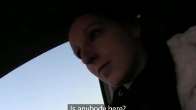 Hawt hottie is offered money in infect a unconscious of