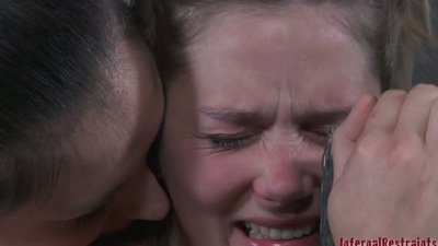 Masked beauty gets her bazookas delimited hard with trifle